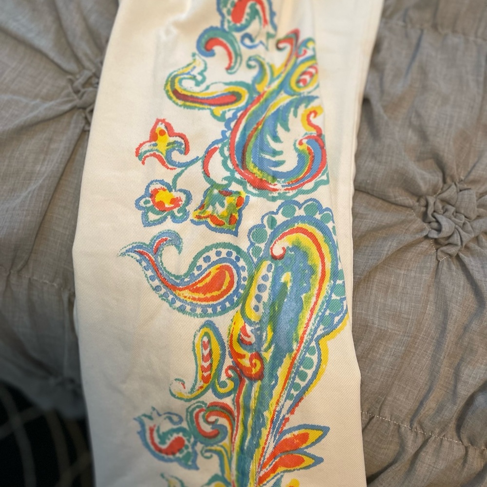 NWOT Lauren Ralph Lauren Paisley Boot Cut Jeans - Picture 8 of 8